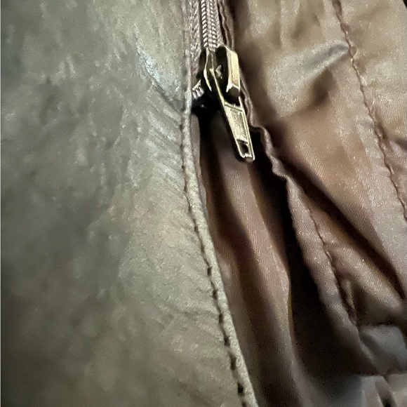 Black Leather Biker Jacket Women’s XL - Picture 6 of 7